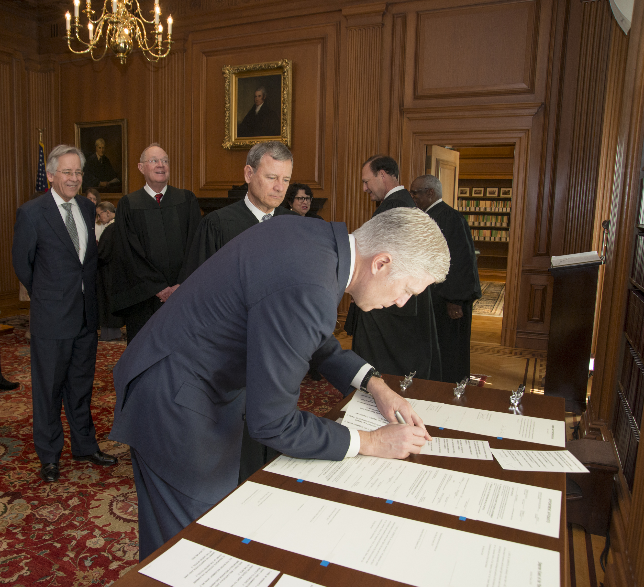 Judge Neil Gorsuch takes constitutional oath at Supreme Court SCOTUSblog