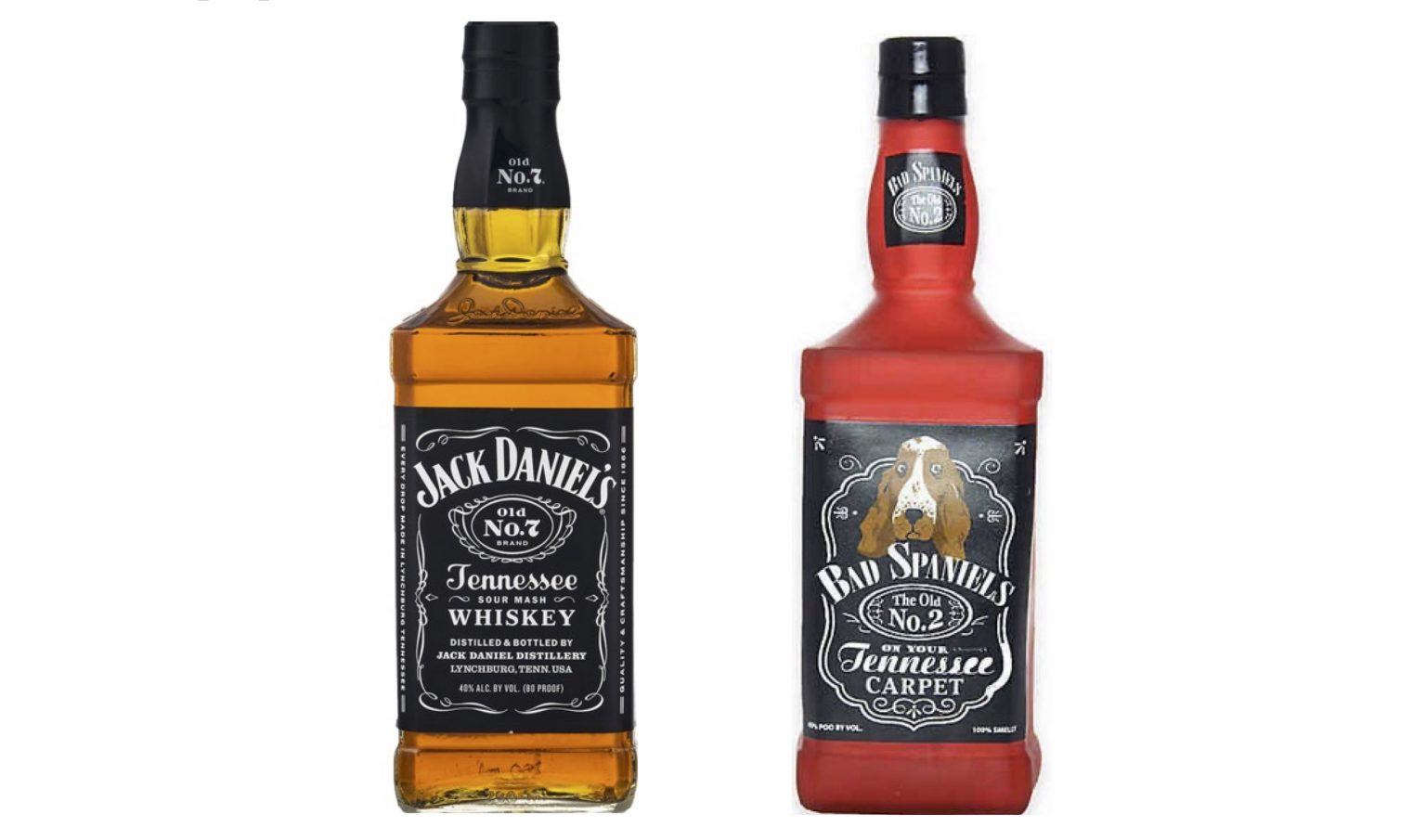 Jack Daniel's wins big in challenge to spoofing “Bad Spaniels” dog toy ...