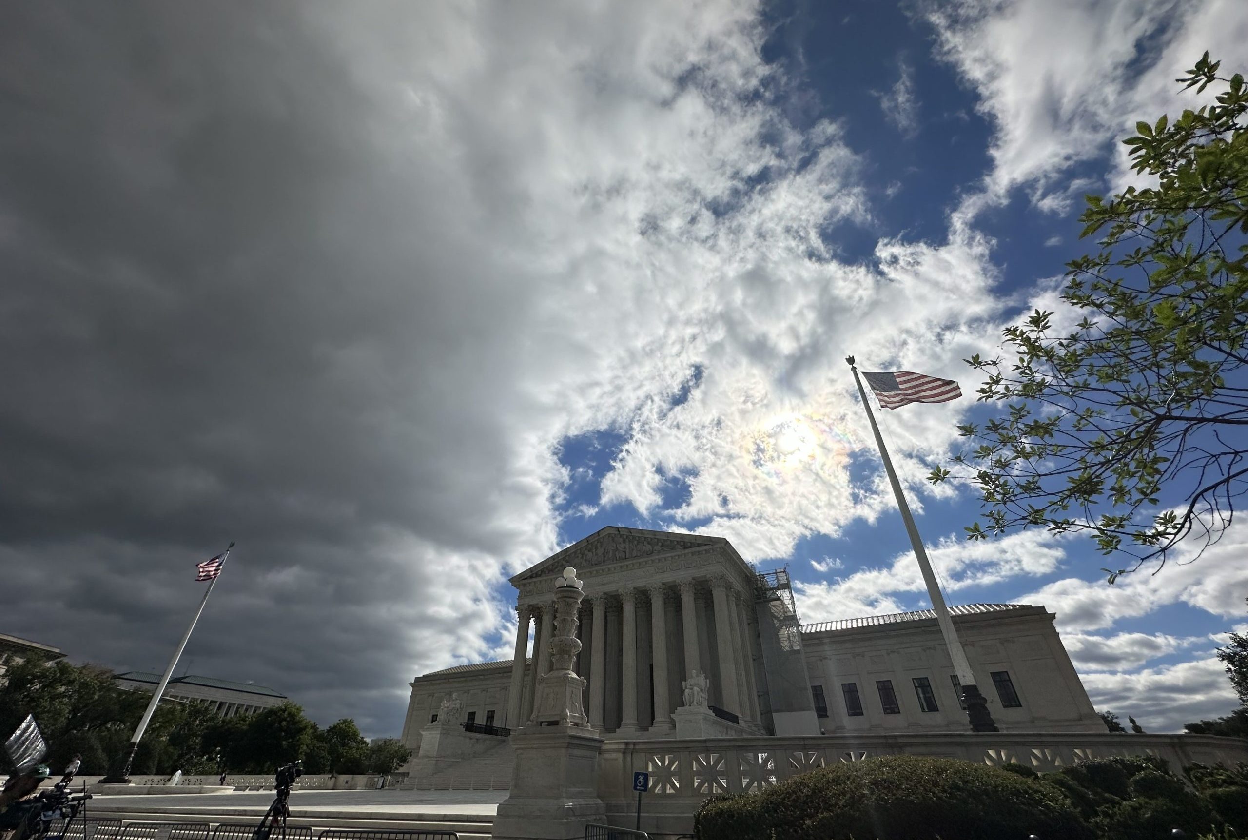 Clouds over the Supreme Court building