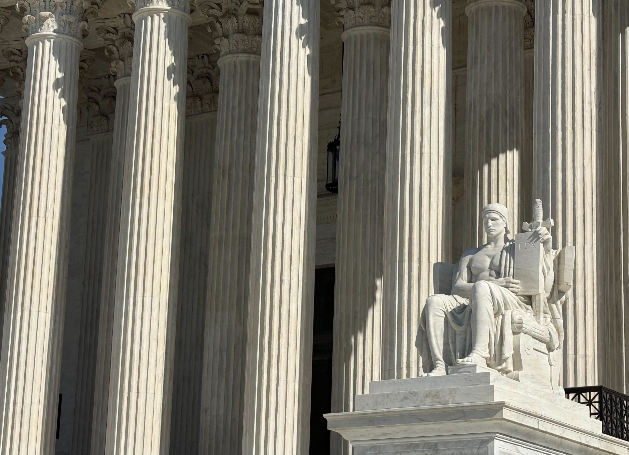 Statue in front of the Supreme Court