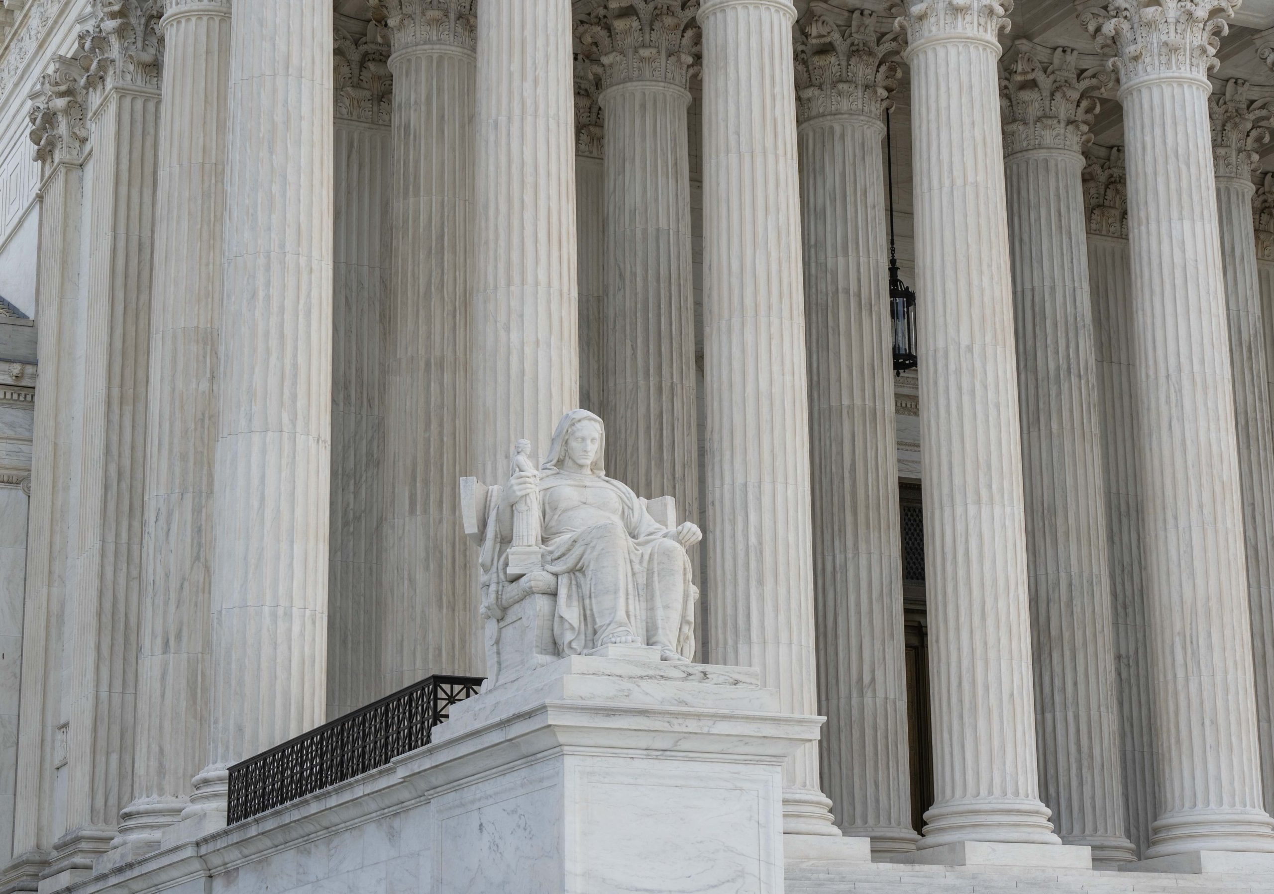 Statue outside the Supreme Court