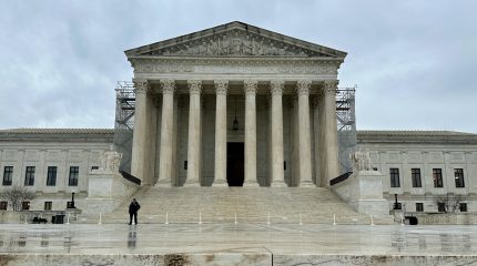 The Supreme Court in the rain