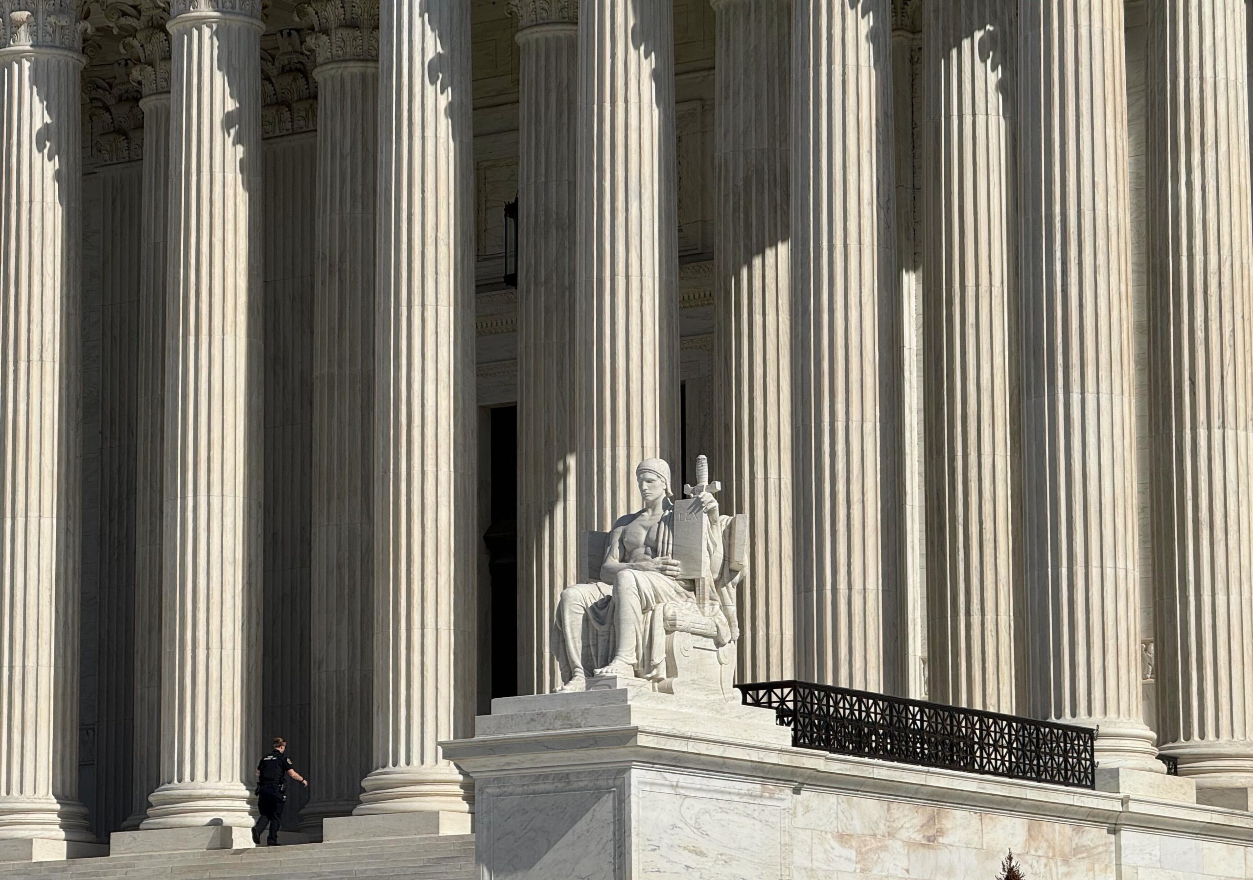 Statue outside the Supreme Court